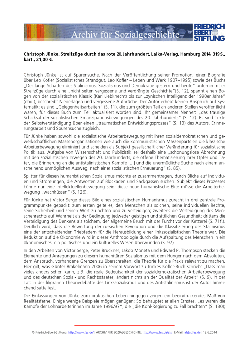 Open gallery for Streifzüge durch das rote 20. Jahrhundert