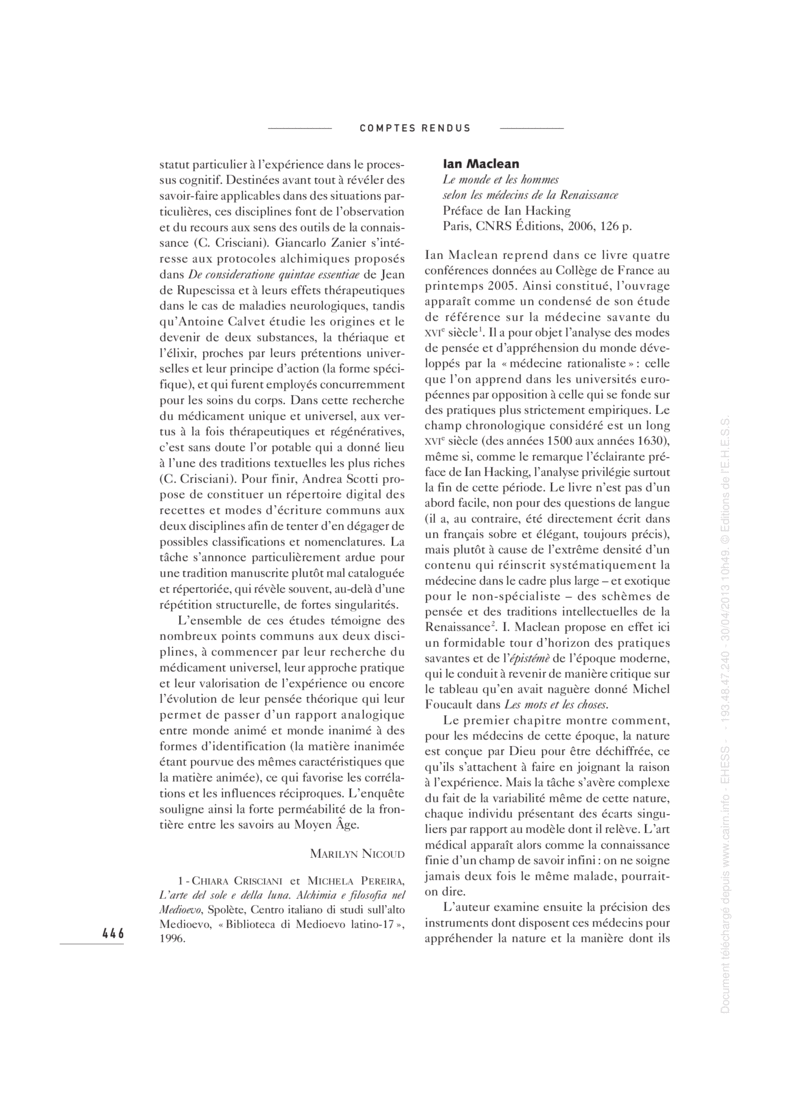Open gallery for Le monde et les hommes selon les médecins de la Renaissance