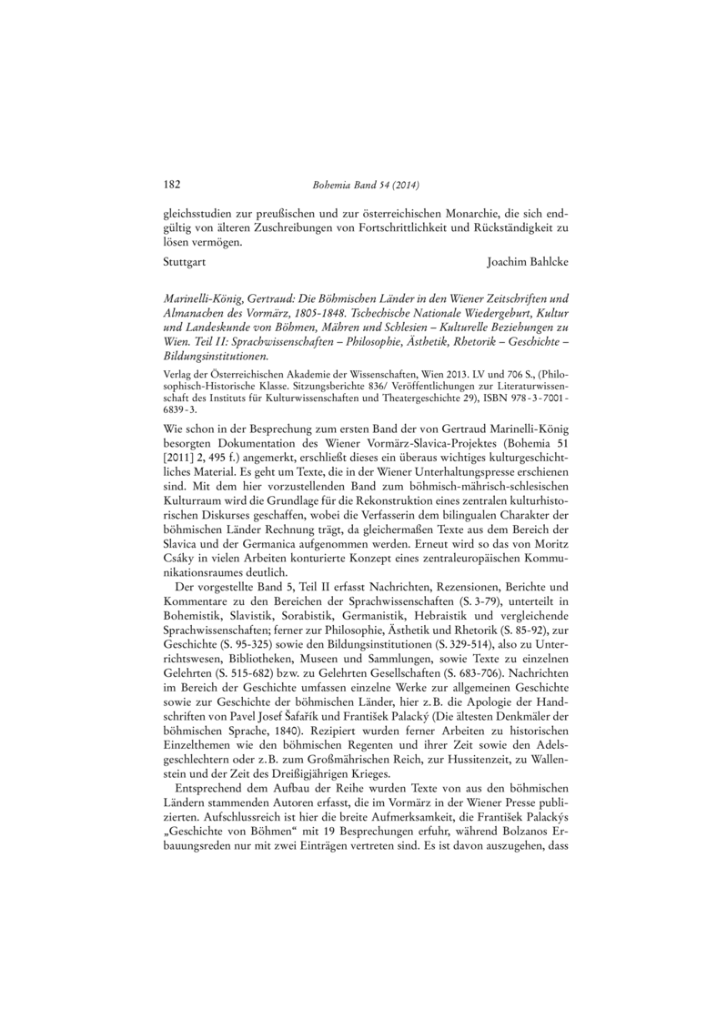 Open gallery for Die böhmischen Länder in den Wiener Zeitschriften und Almanachen des Vormärz 1805-1848. Tschechische nationale Wiedergeburt - Kultur- und Landeskunde von Böhmen, Mähren und Schlesien - kulturelle Beziehungen zu Wien