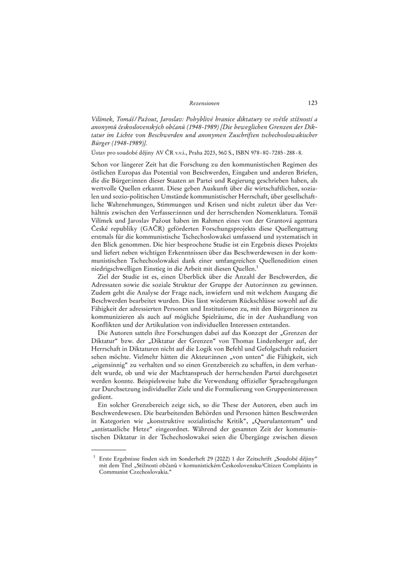 Open gallery for Pohyblivé hranice diktatury ve světle stížností a anonymů československých občanů (1948–1989)