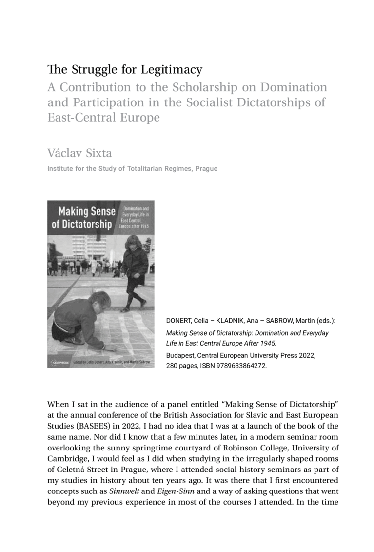 Open gallery for Making Sense of Dictatorship