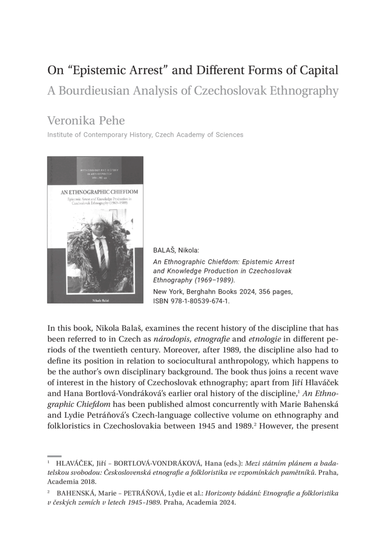 Open gallery for An Ethnography Chiefdom
