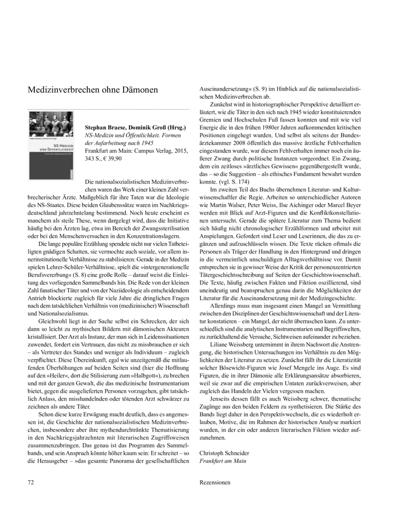 Open gallery for NS-Medizin und Öffentlichkeit