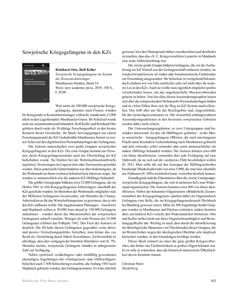Open gallery for Sowjetische Kriegsgefangene im System der Konzentrationslager