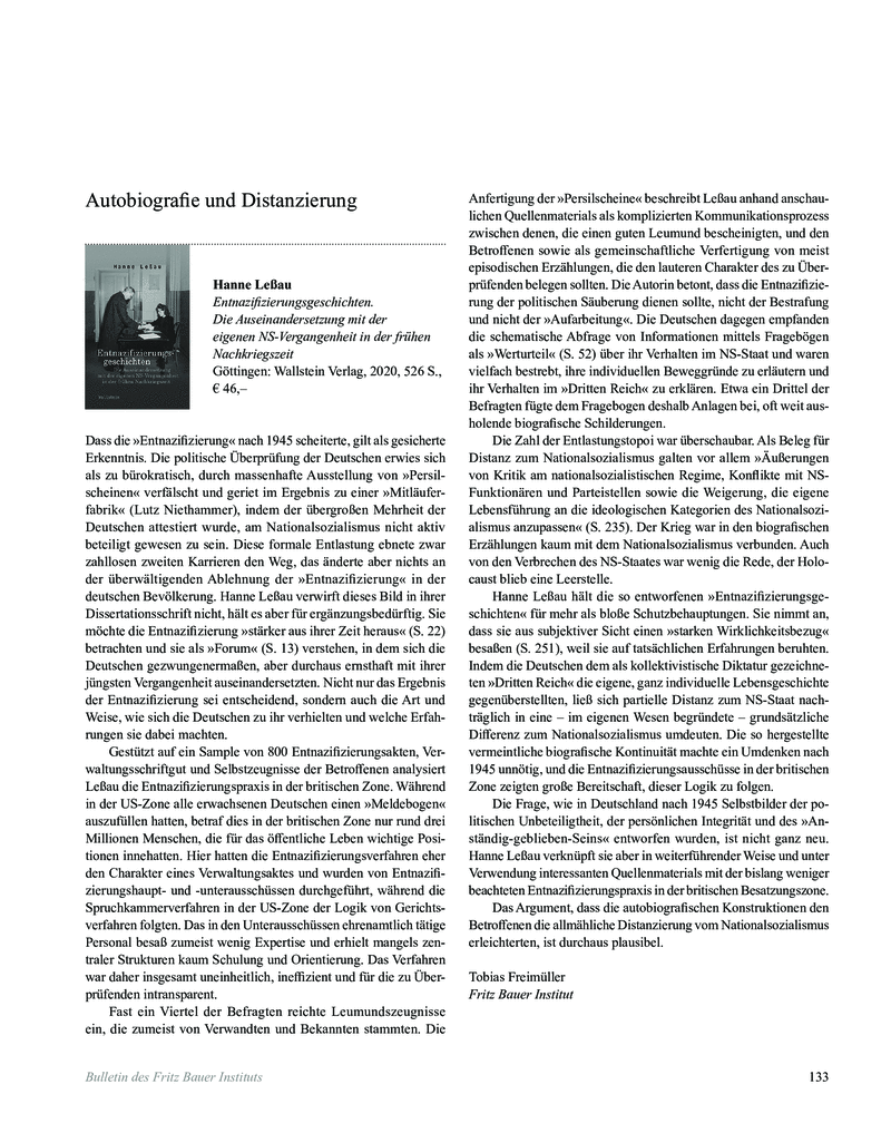 Open gallery for Entnazifizierungsgeschichten
