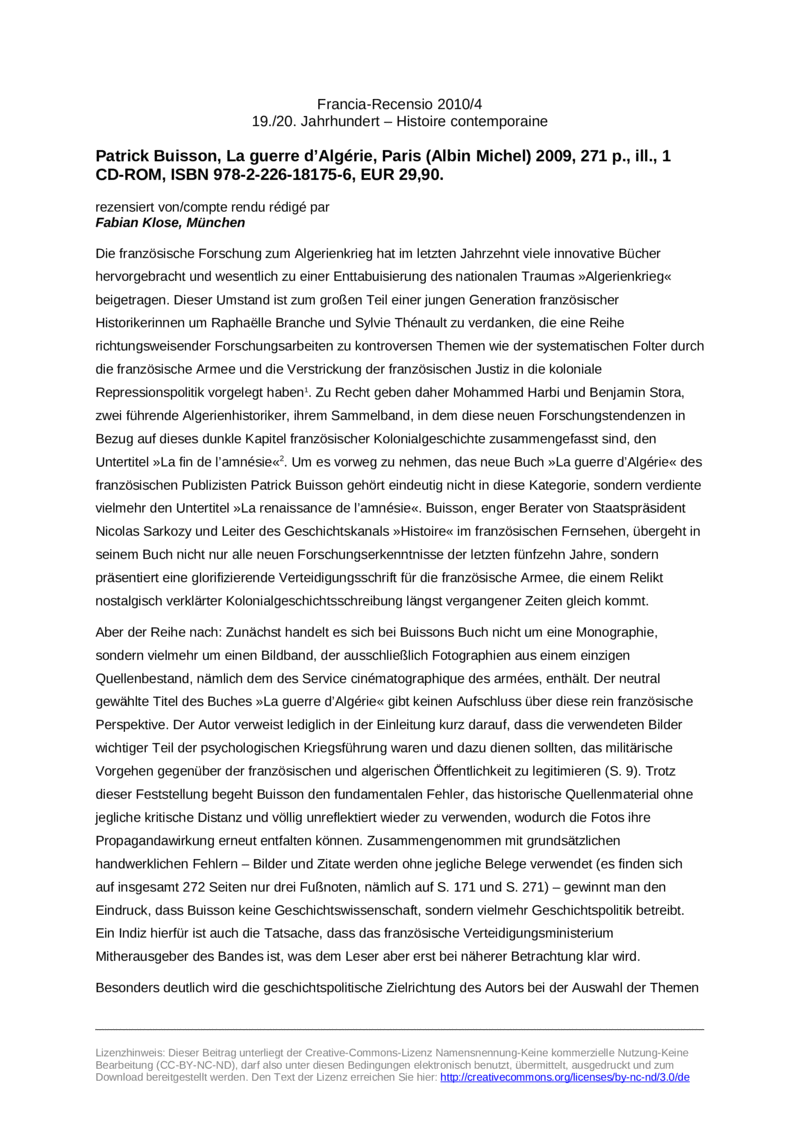 Open gallery for La guerre d'Algérie