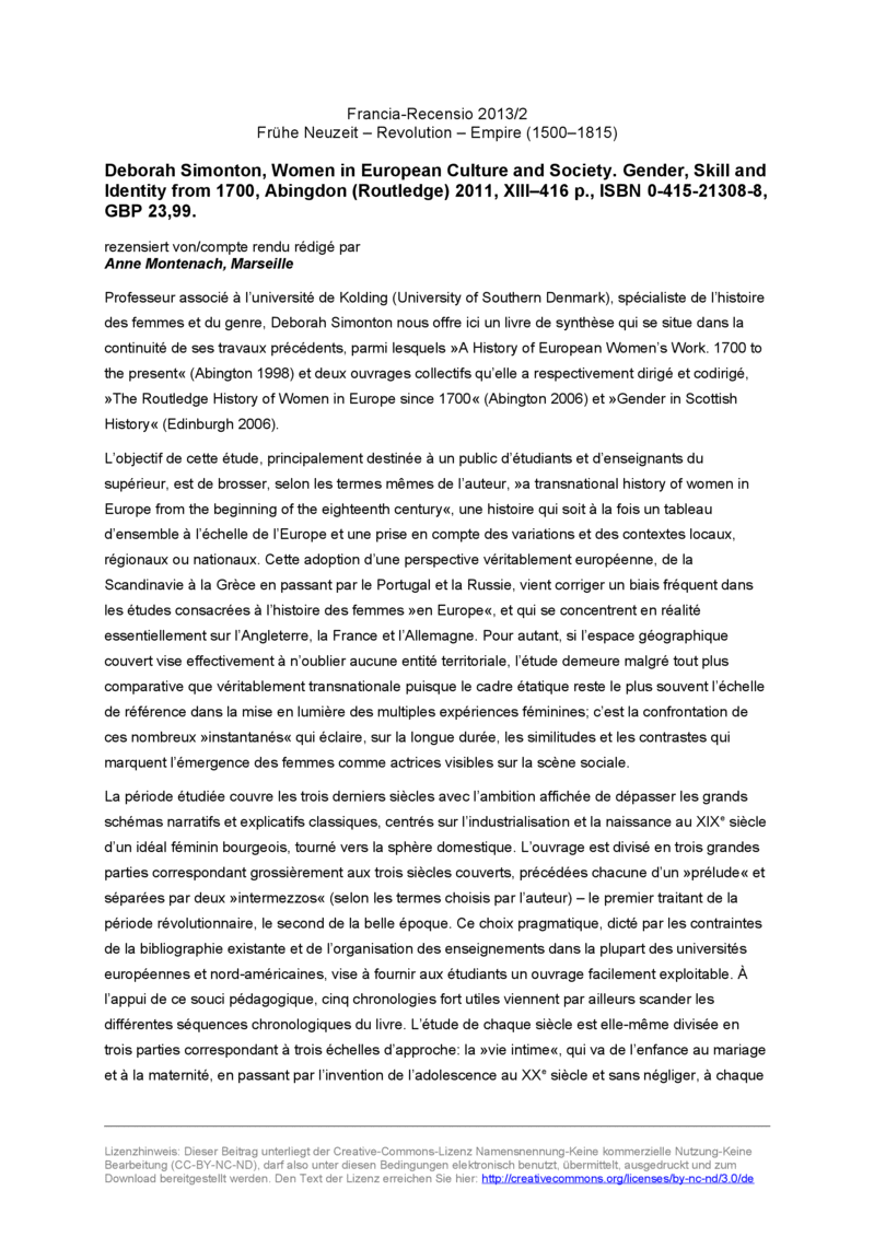 Open gallery for Women in European Culture and Society