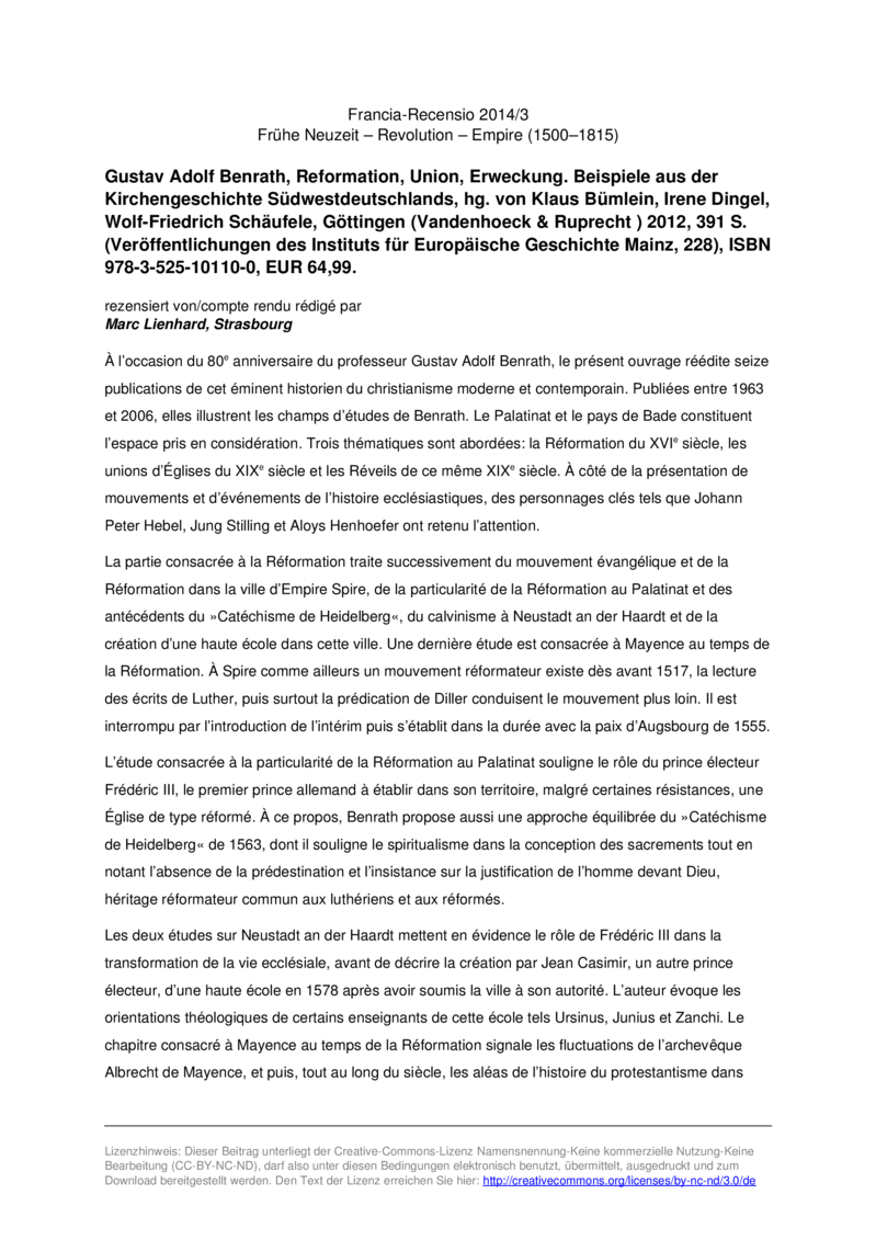 Open gallery for Reformation - Union - Erweckung