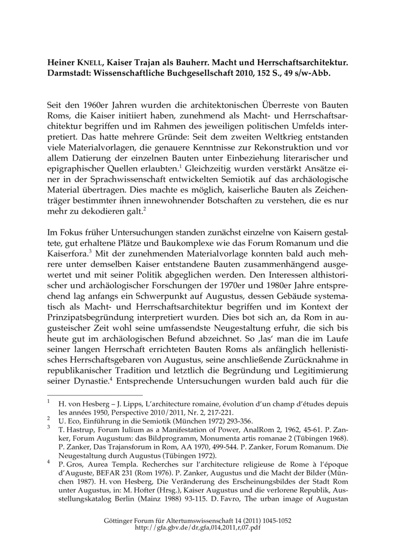 Open gallery for Kaiser Trajan als Bauherr