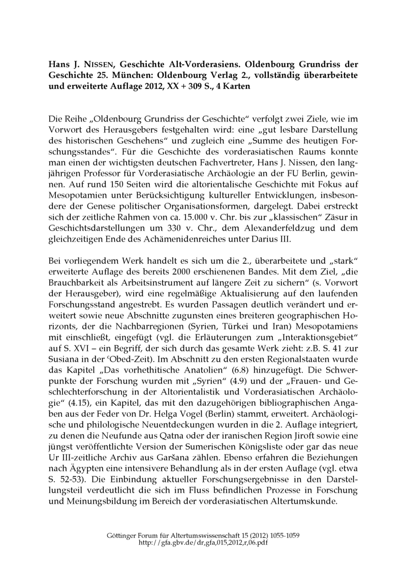 Open gallery for Geschichte Alt-Vorderasiens