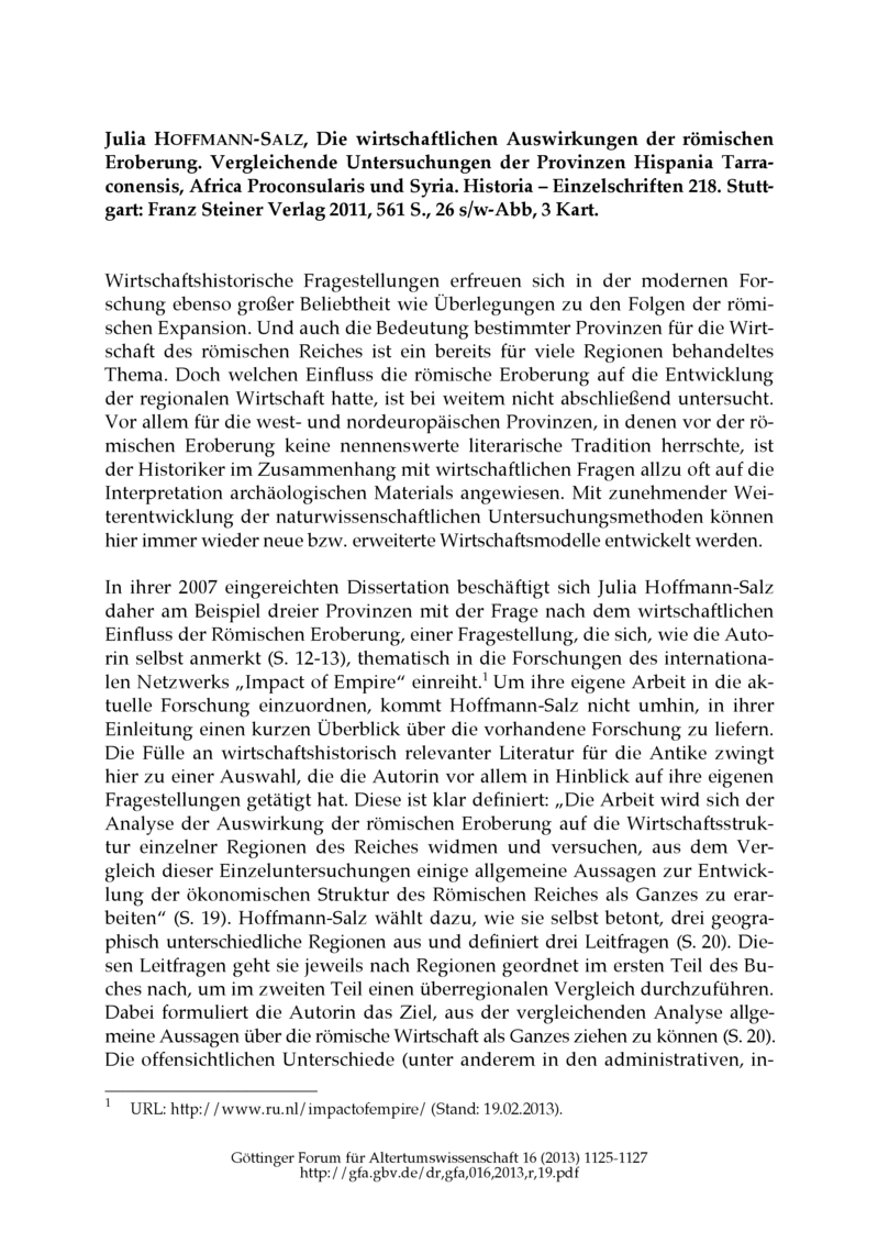 Open gallery for Die wirtschaftlichen Auswirkungen der römischen Eroberung