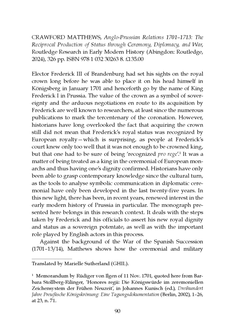 Open gallery for Anglo-Prussian Relations 1701–1713