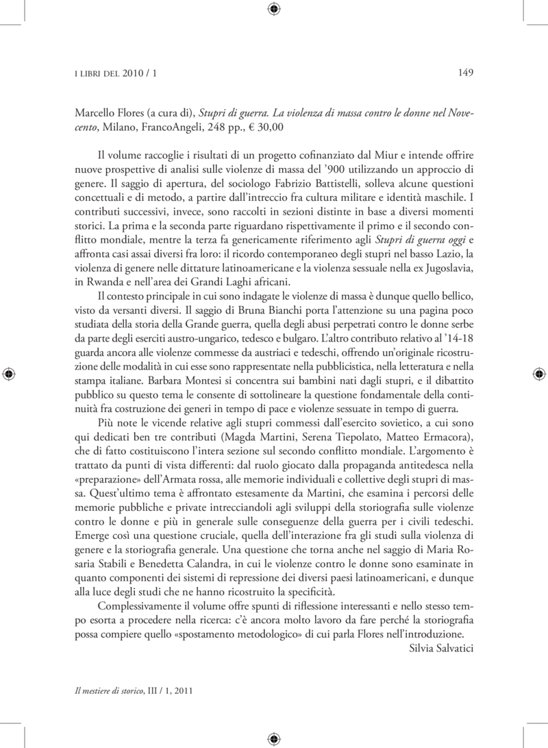 Open gallery for Stupri di guerra