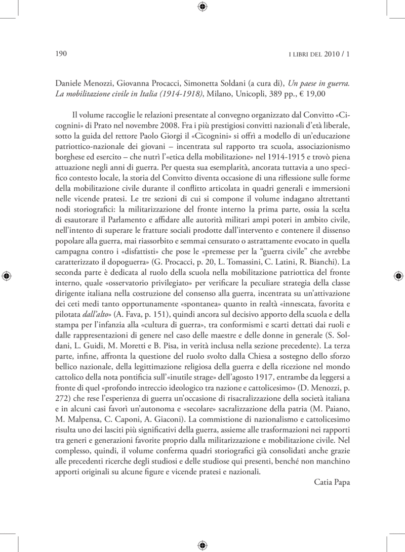 Open gallery for Un paese in guerra