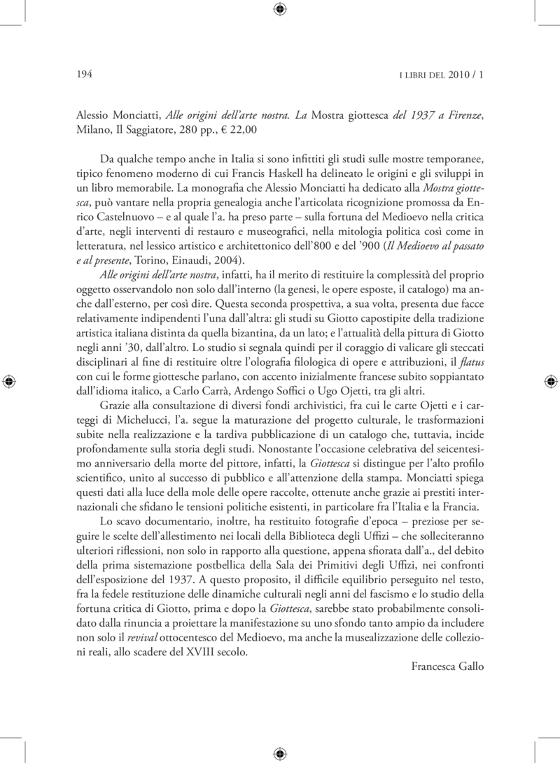 Open gallery for Alle origini dell'arte nostra