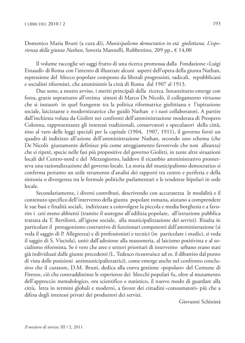 Open gallery for Municipalismo democratico in età giolittiana