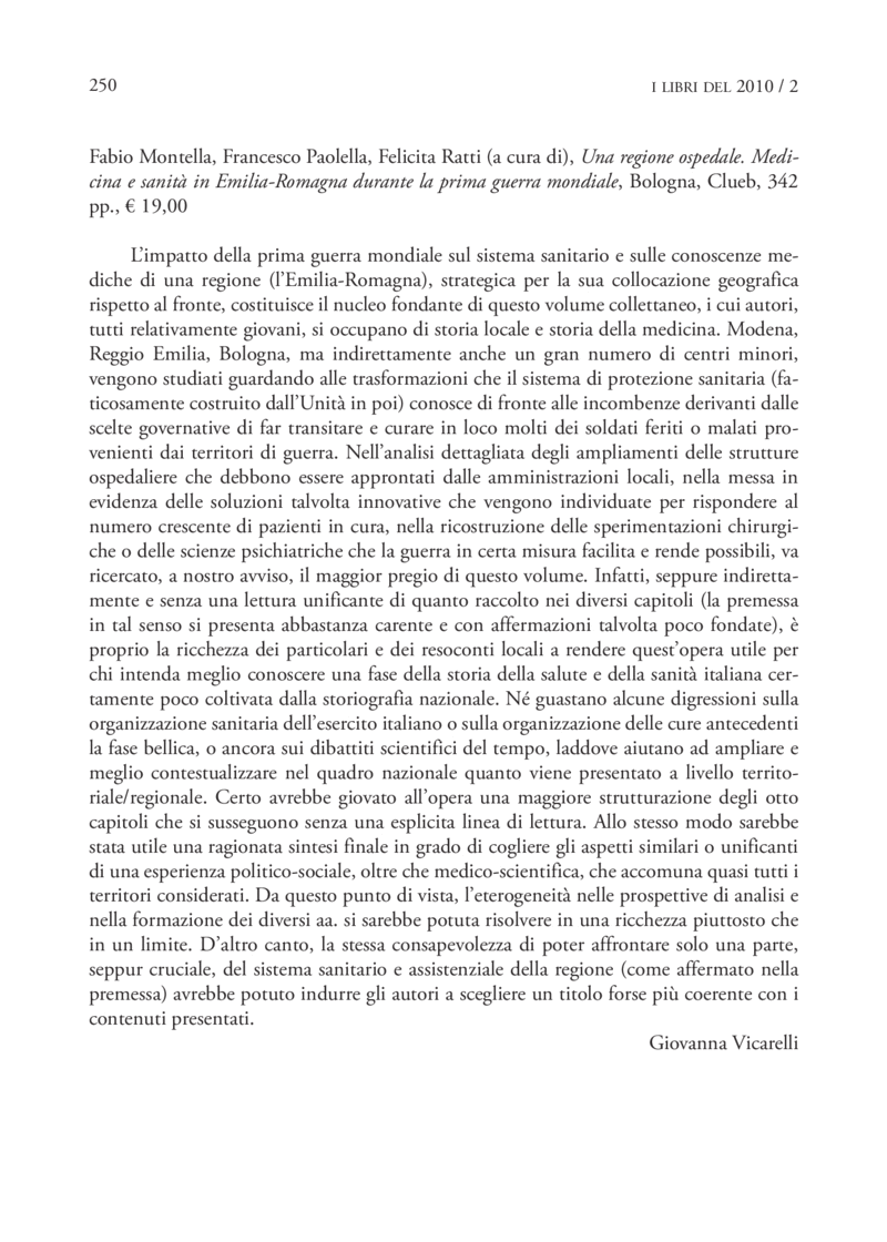 Open gallery for Una regione ospedale