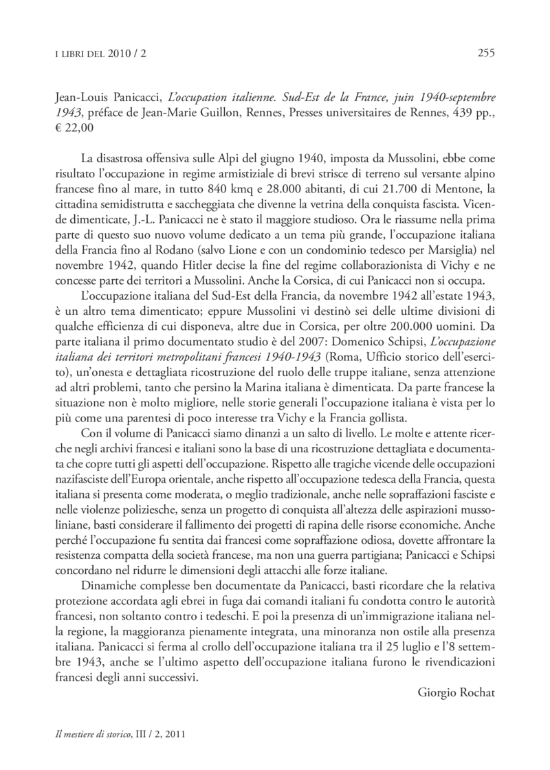 Open gallery for L'occupation italienne