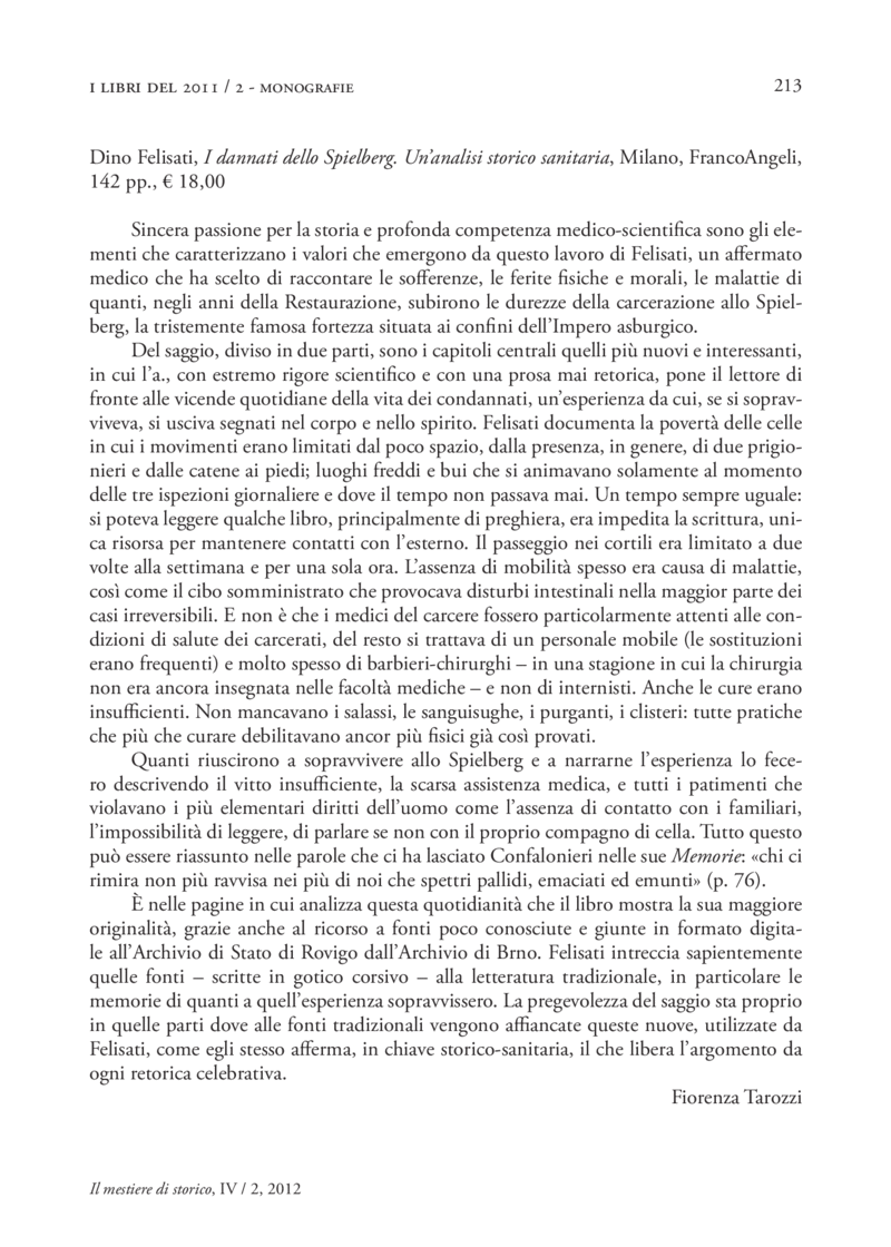 Open gallery for I dannati dello Spielberg