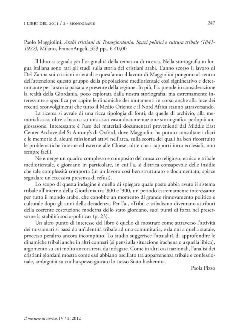 Open gallery for Arabi cristiani di Transgiordania