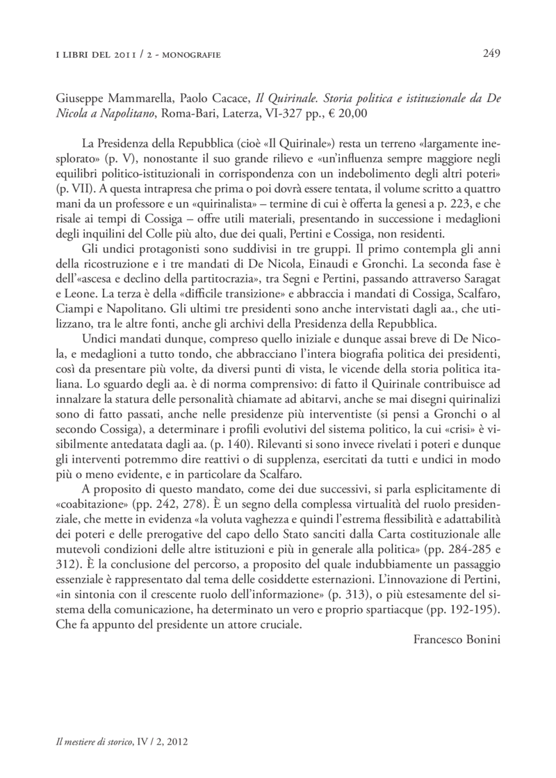 Open gallery for l Quirinale