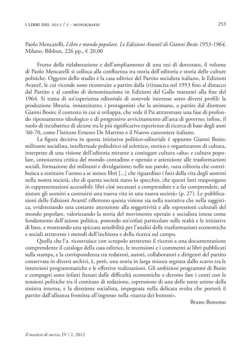 Open gallery for Libro e mondo popolare