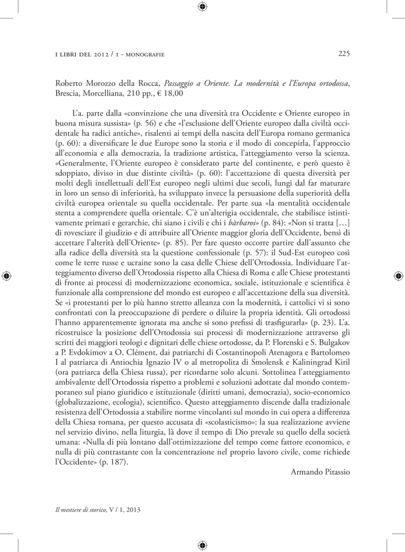 Open gallery for Passaggio a Oriente