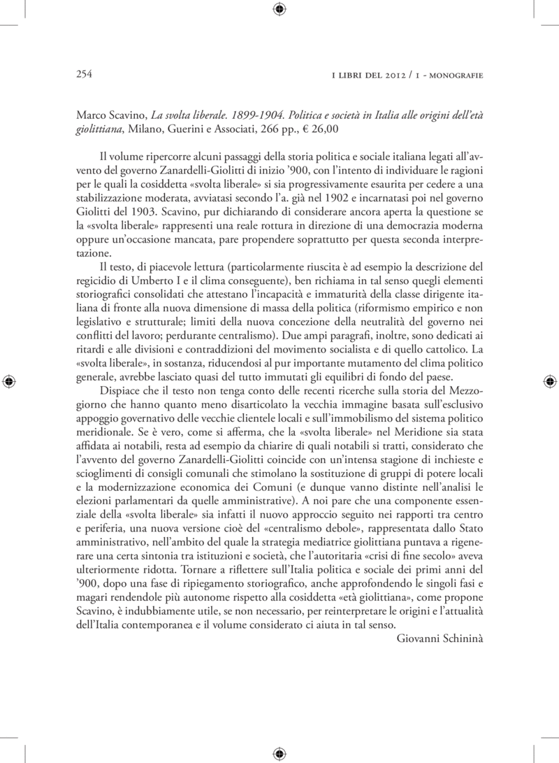 Open gallery for La svolta liberale, 1899-1904