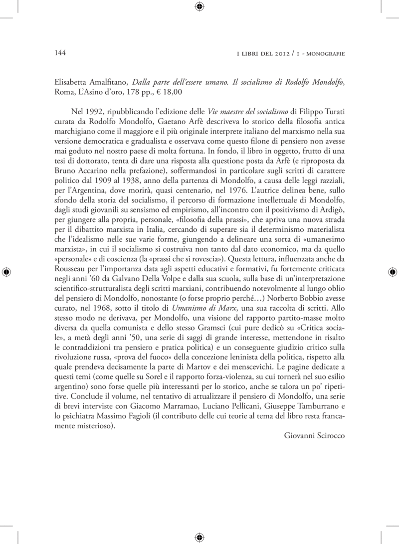 Open gallery for Dalla parte dell'essere umano