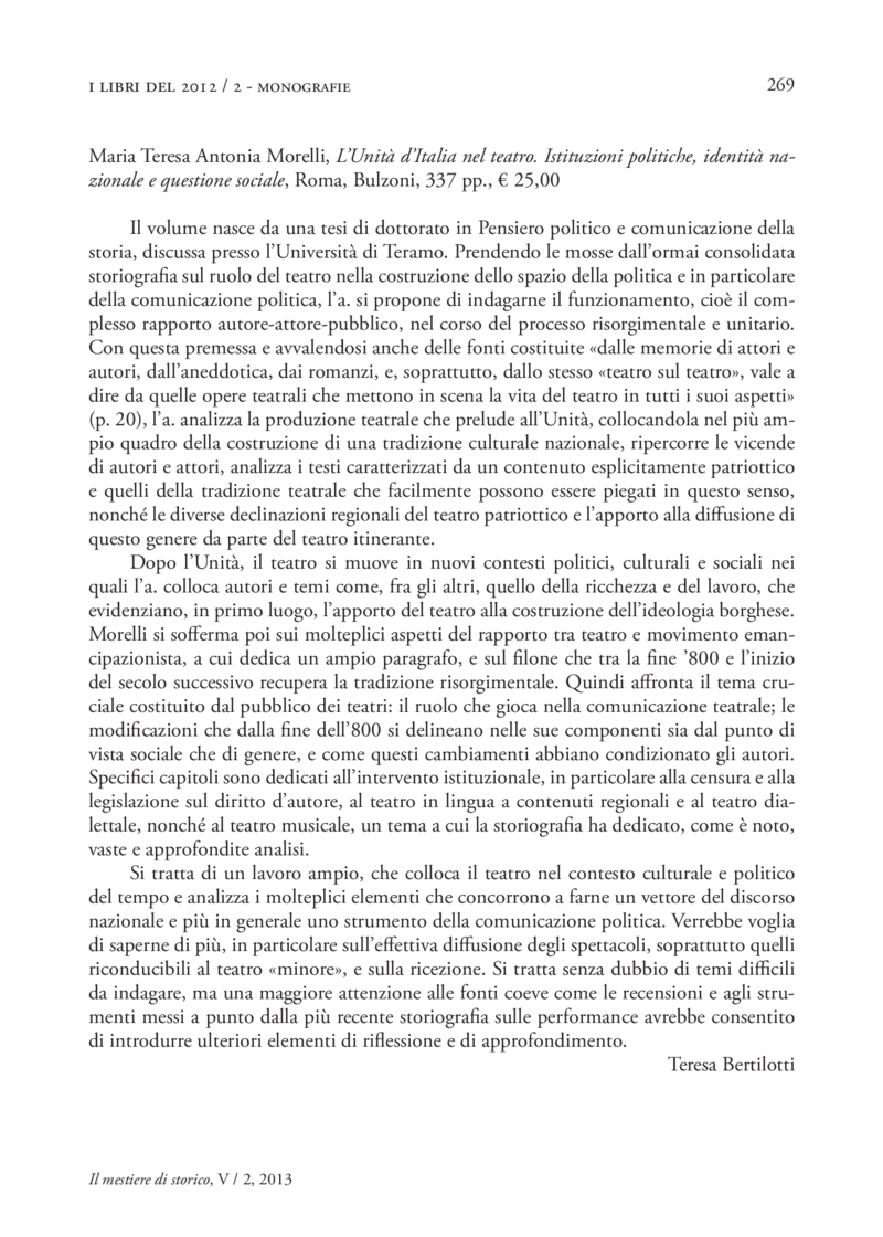 Open gallery for L'Unità d'Italia nel teatro