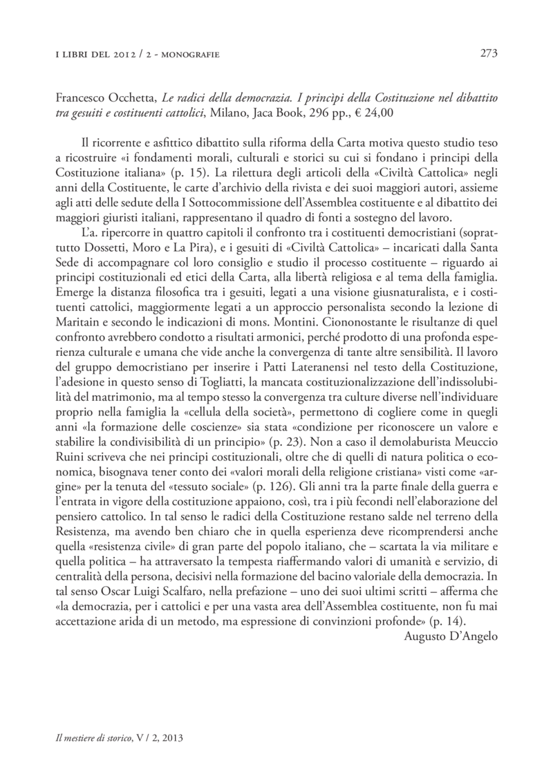 Open gallery for Le radici della democrazia