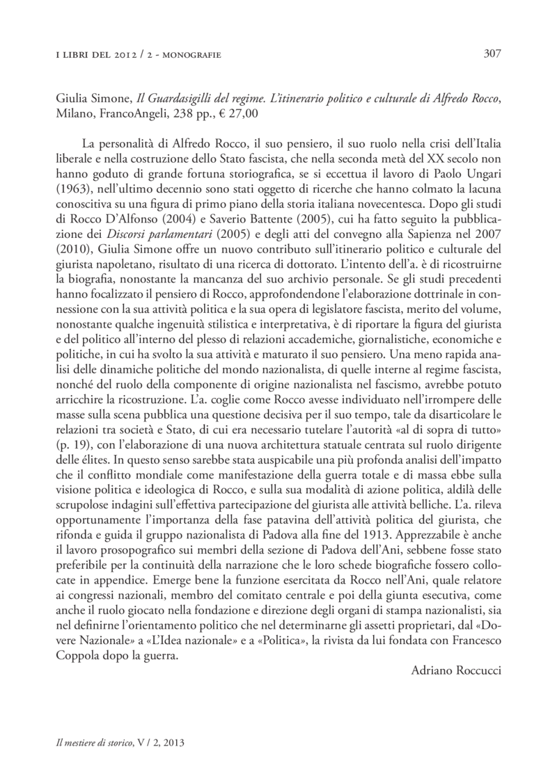 Open gallery for Il Guardasigilli del regime