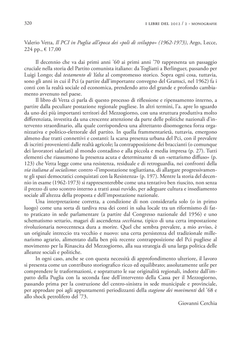 Open gallery for Il PCI in Puglia all'epoca dei "poli di sviluppo" (1962-1973)