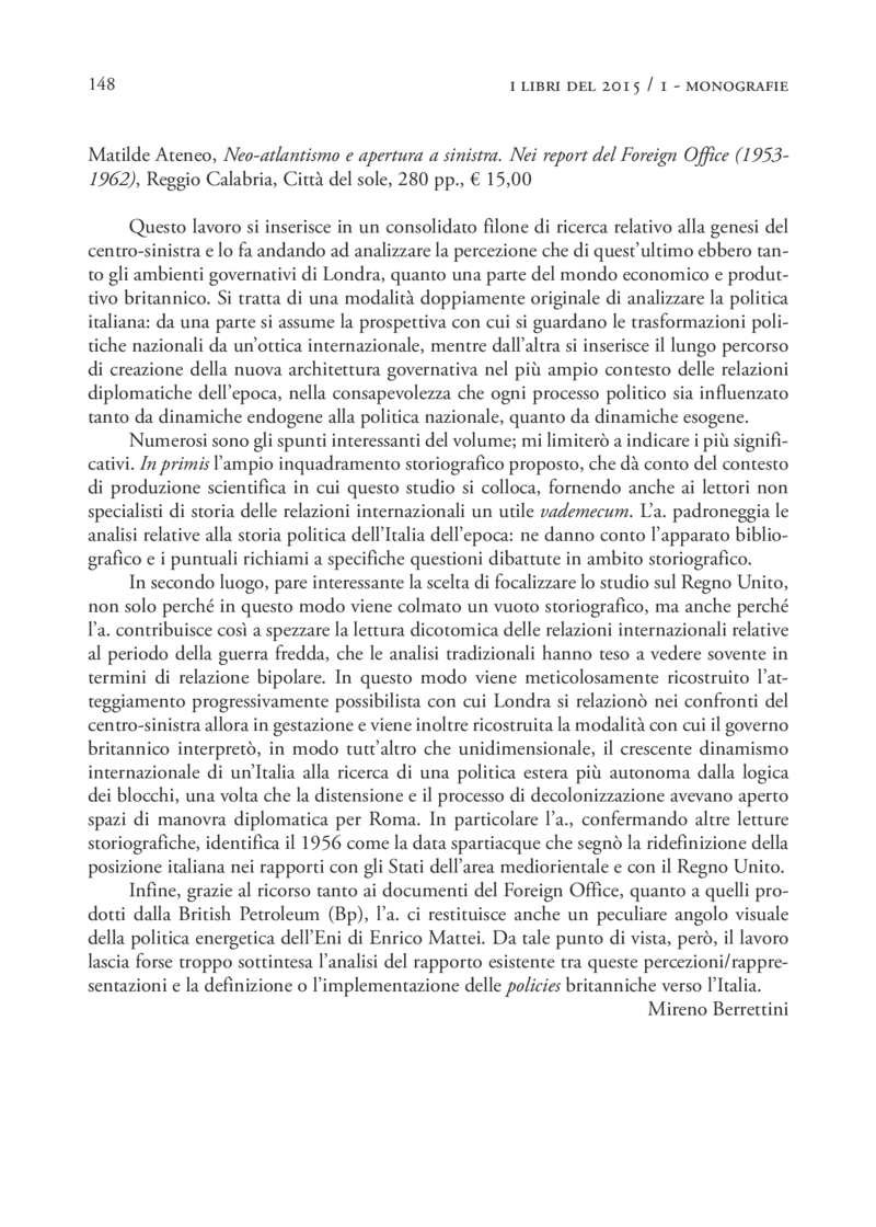 Open gallery for Neo-atlantismo e apertura a sinistra