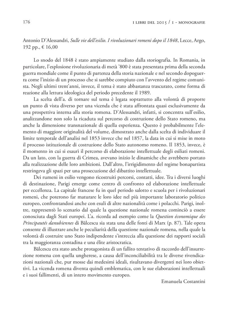 Open gallery for Sulle vie dell’esilio