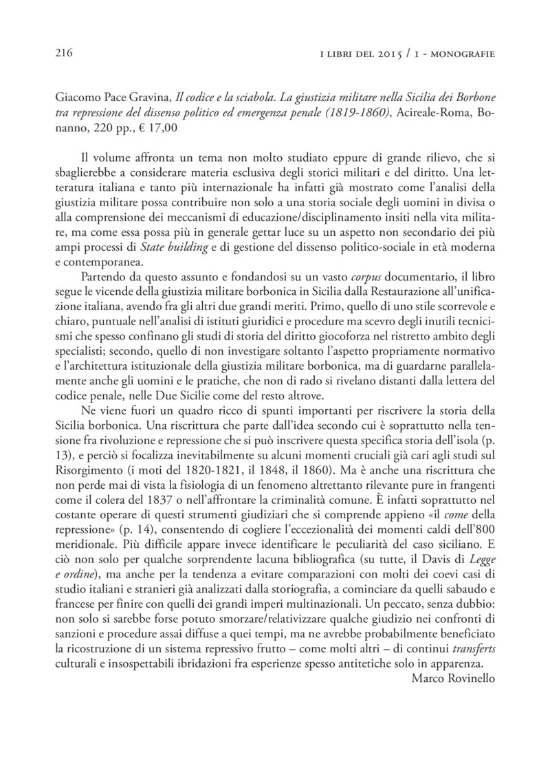 Open gallery for Il codice e la sciabola