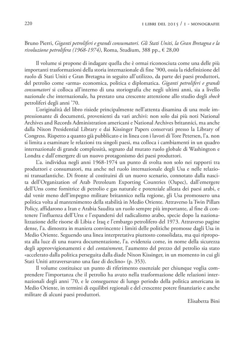 Open gallery for Giganti petroliferi e grandi consumatori
