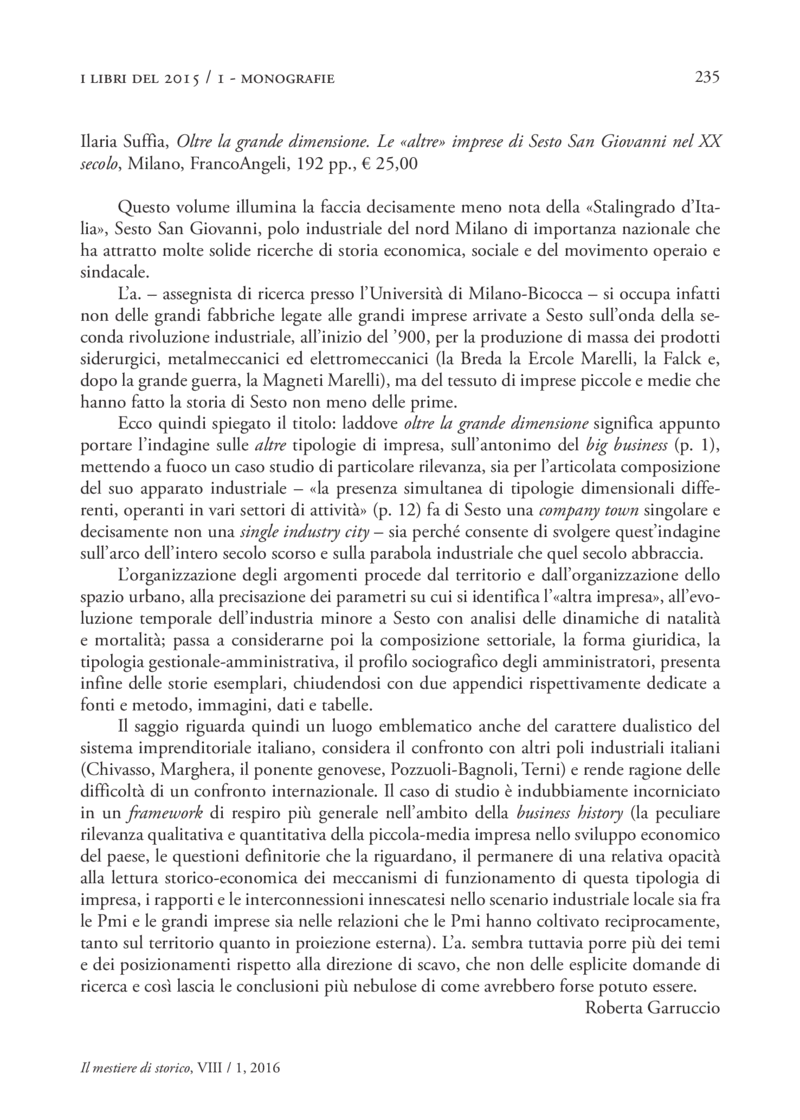 Open gallery for Oltre la grande dimensione