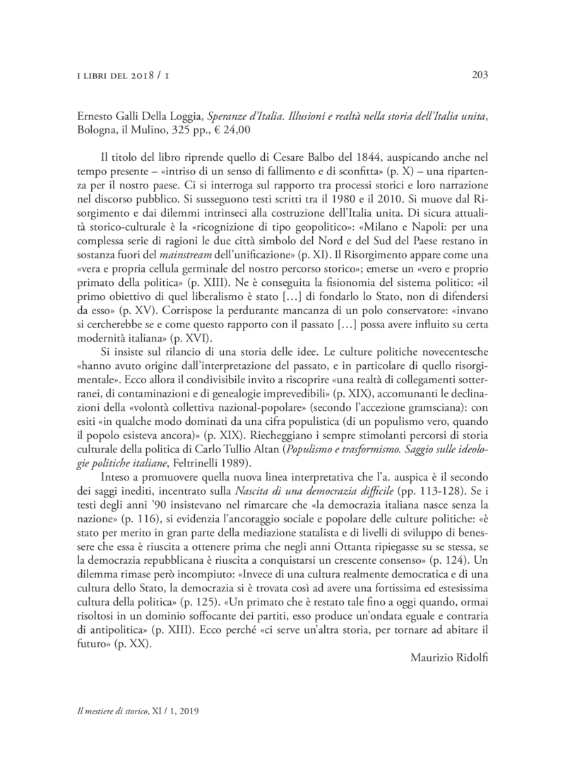 Open gallery for Speranze d’Italia