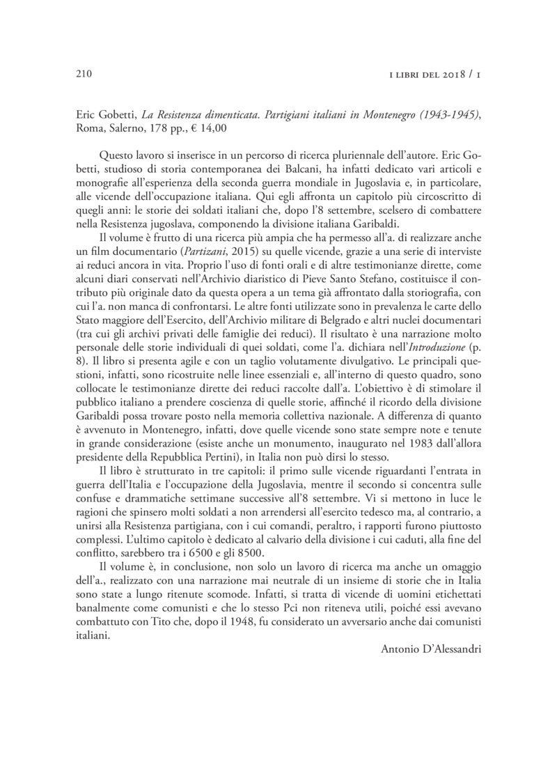 Open gallery for La Resistenza dimenticata