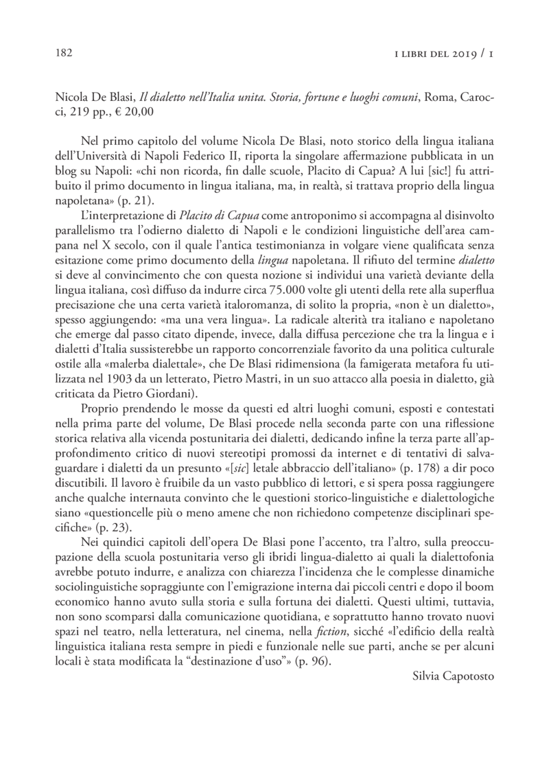 Open gallery for Il dialetto nell’Italia unita