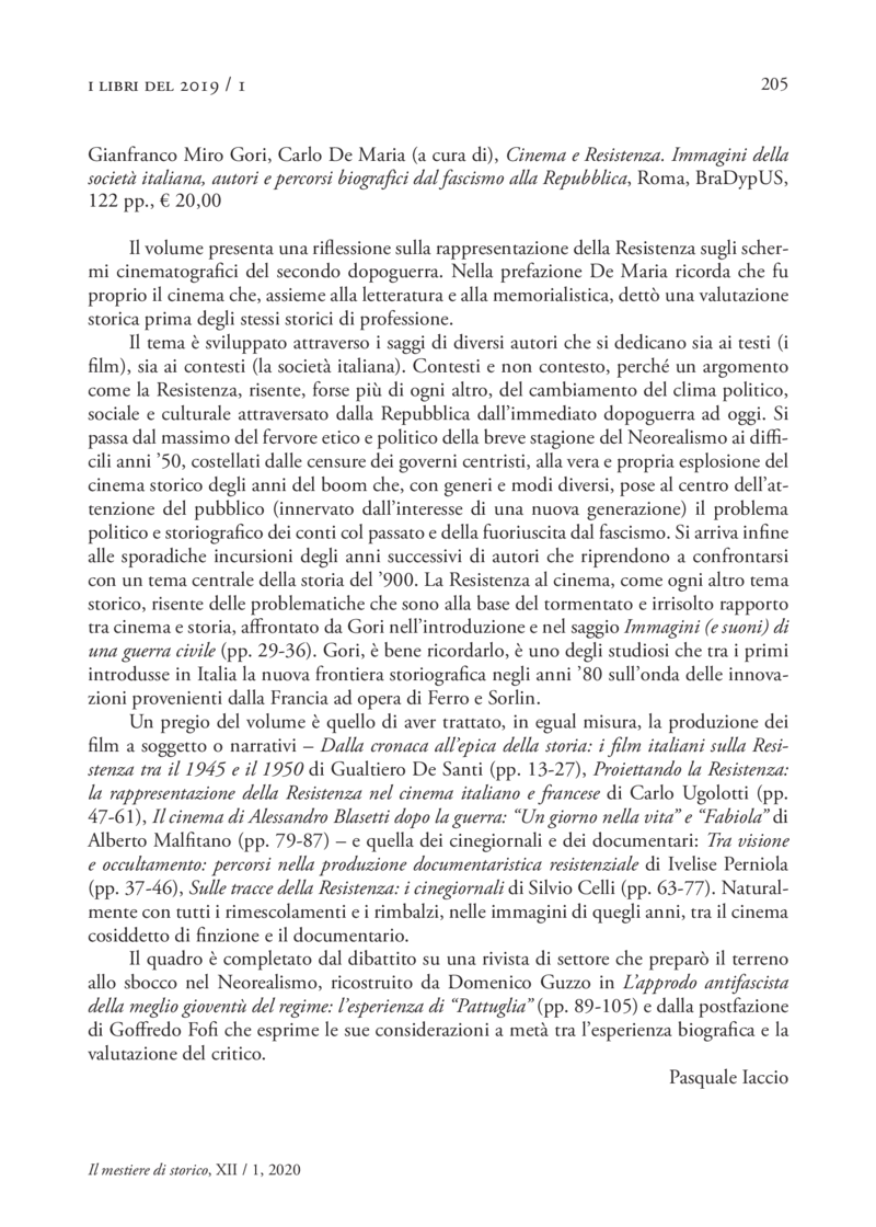 Open gallery for Cinema e Resistenza