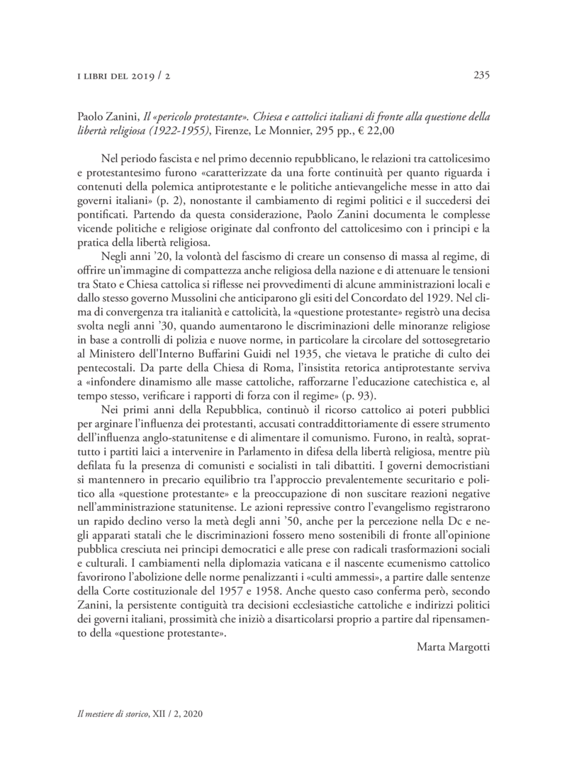 Open gallery for Il «pericolo protestante»