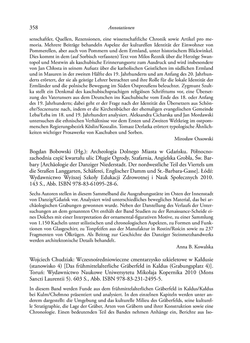 Open gallery for Archeologia Dolnego Miasta w Gdańsku