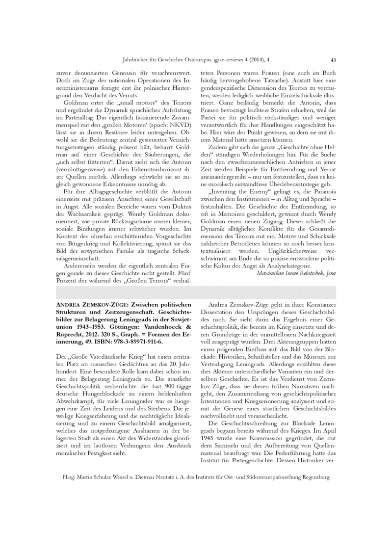 Open gallery for Zwischen politischen Strukturen und Zeitzeugenschaft