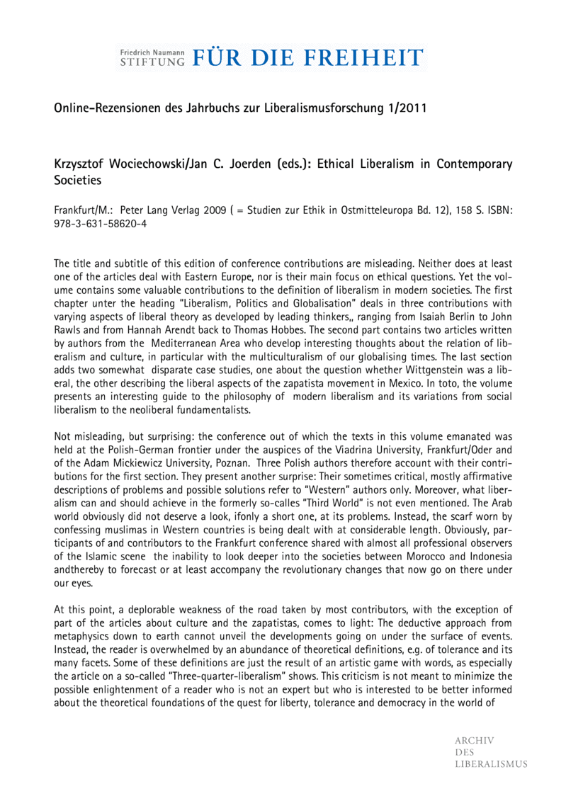 Open gallery for Ethical Liberalism in Contemporary Societies