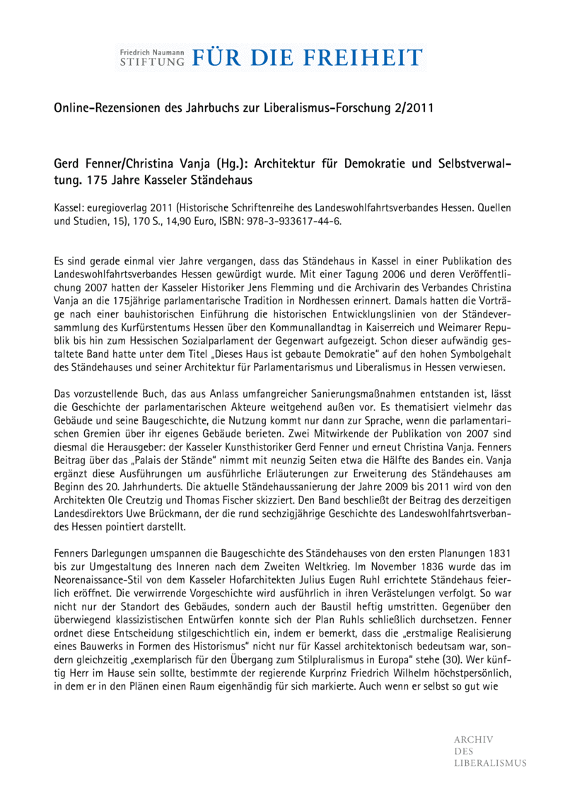 Open gallery for Architektur für Demokratie und Selbstverwaltung