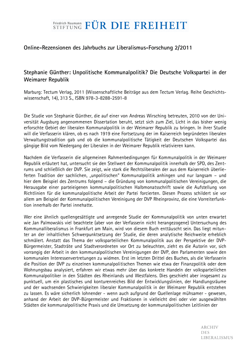 Open gallery for Unpolitische Kommunalpolitik?