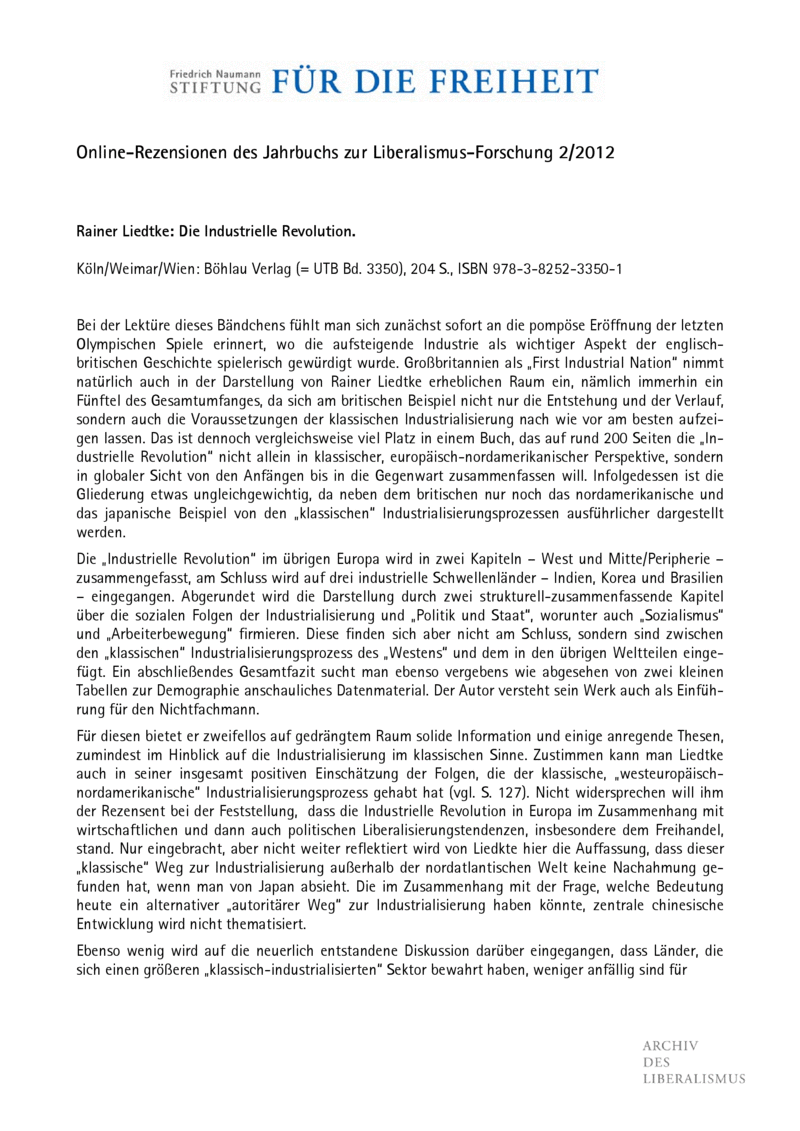 Open gallery for Die Industrielle Revolution