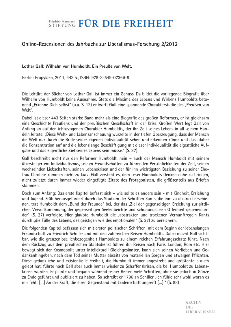 Open gallery for Wilhelm von Humboldt